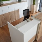 Empfangstheke, Febrü