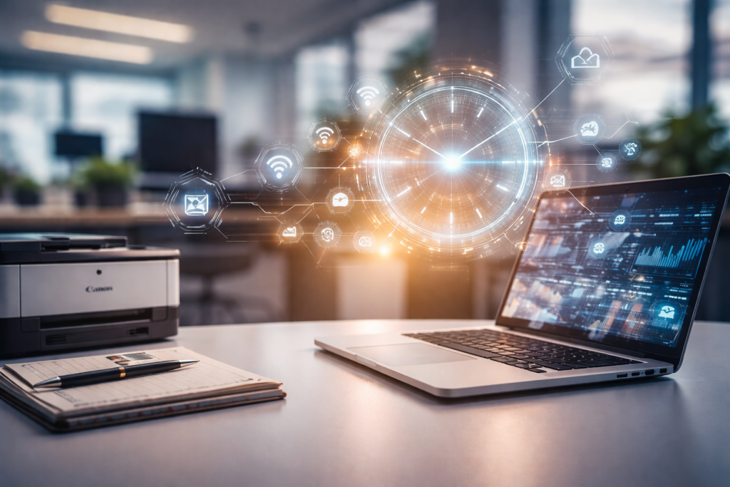 Symbolische Grafik: Herrmann und Partner ist am Puls der Zeit