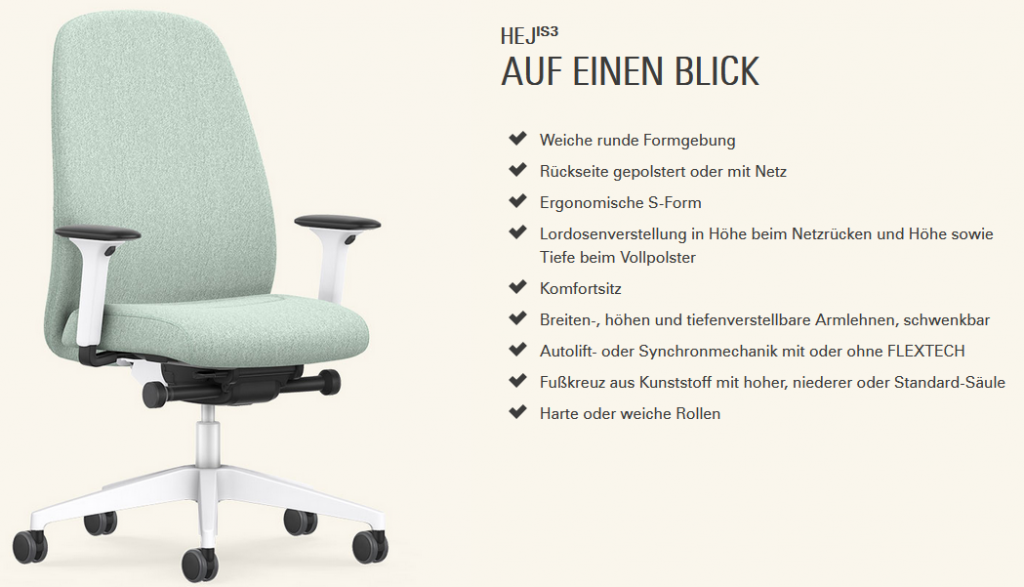 Bürostuhl Hej Interstuhl