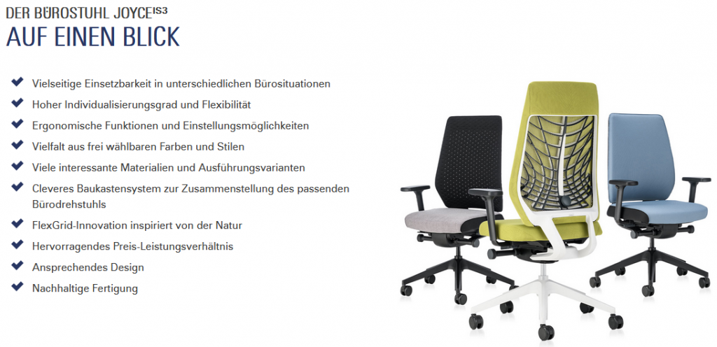 Bürostuhl Joyce Interstuhl